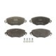Set placute frana fata TRW MOTO cu suplimente suruburi ghidare etrier FORD MONDEO III JAGUAR X-TYPE I 60.5mm 149.0mm 18.0mm