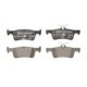 Set placute frana spate ATE pentru PEUGEOT 308 II, 308 II/KOMBI, 308/HATCHBACK 1.2-2.0D 09.13-06.21, dimensiuni 41.2 mm x 123.0 mm x 16.1 mm
