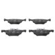 Set placute frana spate ATE pentru PEUGEOT 308 II, 308 II/KOMBI, 308/HATCHBACK 1.2-2.0D 09.13-06.21, dimensiuni 41.2 mm x 123.0 mm x 16.1 mm