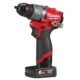 Surubelnita burghiu MILWAUKEE M12 FPD2-602X 12V 45Nm 1,5-13mm cu 2 baterii 6Ah Li-Ion valiza 152mm