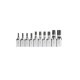 Tubulara de impact MILWAUKEE 10 piese 3/8 inch TORX T20 T25 T27 T30 T40 T45 T47 T50 T55 T60 ambalare bar