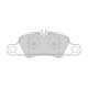 Set placute frana Fata FERODO Porsche 911 Targa 3.6 06.08-12.12 Inaltime 73.9mm Latime 199.3mm Grosime 17.5mm