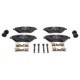 Set placute frana fata ATE cu suplimente suruburi etrier IVECO DAILY III IV V VI 2.3D-Electric 05.99 dimensiuni 67.1x163.1x20.7 mm