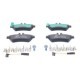 Set placute frana spate ATE cu suplimente si suruburi de ghidare etrier, pentru MERCEDES SPRINTER 3,5-T, 3-T, 4,6-T B906