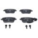 Set placute frana disc ATE fata ceramica cu suruburi SEAT CORDOBA IBIZA III SKODA FABIA I II 62mm x 131.4mm x 18.8mm