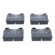 Set placute frana fata ATE pentru VW TRANSPORTER T2, T3 1.6-2.0 08.68-07.92, inaltime 70.0 mm, latime 76.8 mm, grosime 18.5 mm