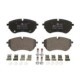 Set placute frana fata ATE pentru VW AMAROK 2.0/2.0D/3.0D 09.10, dimensiuni: 75.8 mm inaltime, 163.5 mm latime, 19.7 mm grosime
