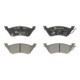 Set placute frana spate ATE pentru CHRYSLER VOYAGER IV 2.4-3.8, inaltime 50.8 mm, latime 155.4 mm, grosime 16.7 mm