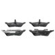 Set placute frana spate ATE pentru CHRYSLER VOYAGER IV 2.4-3.8, inaltime 50.8 mm, latime 155.4 mm, grosime 16.7 mm