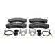 Set placute frana fata/spate ATE pentru IVECO DAILY I, DAILY II, DAILY III; RVI MASCOTT; RENAULT MASCOTT, MASTER PRO 2.4D-3.0D