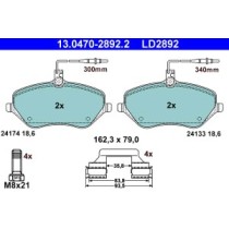Set placute frana,frana disc ATE