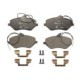 Set placute frana fata ATE cu suplimente suruburi de ghidare etrier pentru CITROEN C5 III, C6; PEUGEOT 407, 607 2.0-3.0 02.00