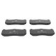Set placute frana disc ATE ceramica fata BMW 1 E81 E82 E87 E88 3 E90 E91 E92 E93 1.6-3.0D 06.04-12.13 73.5mm 164.7mm 16.9mm