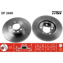Disc frana TRW MOTO