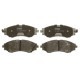 Set placute frana fata TRW MOTO pentru CHEVROLET ASTRA, LACETTI, NUBIRA, REZZO, DAEWOO LANOS, LEGANZA, TACUMA, dimensiuni 51.5mm x 143.0mm x 17.6mm