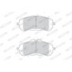 Set placute frana fata FERODO CITROEN BERLINGO OPEL ASTRA PEUGEOT 308 61.6 mm x 148.0 mm x 17.5 mm