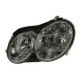 Far DEPO Lampa frontala Stanga H7/PY21W/W5W electric cu motor bec cromat semnalizator alb pentru MERCEDES CLK A209 C209