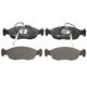 Set placute frana fata FERODO pentru CITROEN SAXO, XSARA, PEUGEOT 106 I, 205 II, 306 - inaltime 47.8 mm, latime 141.0 mm, grosime 17.3 mm