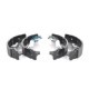 Set saboti frana BOSCH pentru FIAT GRANDE PUNTO, LINEA, PUNTO, OPEL ADAM, CORSA D, 228.6 mm diametru, 42.0 mm latime