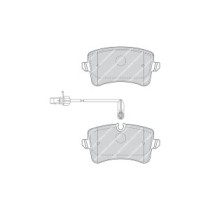 Set placute frana,frana disc FERODO