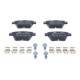 Set placute frana Spate ATE cu suplimente suruburi ghidare etrier AUDI A1 A3 SEAT ALTEA ALTEA XL LEON SKODA OCTAVIA II SUPERB II