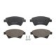 Set de plăcuțe de frână față pentru RENAULT GRAND SCENIC II, KANGOO, MEGANE II, SCENIC II 1.4-2.0 10.01, dimensiuni 136.8mm x 59.5mm x 18.3mm