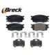 Set plăcuțe frână față disc, accesorii incluse, compatibile cu HYUNDAI ACCENT III, I20 I; KIA RIO II 1.1D-1.6D 03.05-12.15