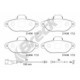 Set plăcuțe frână față, compatibile cu CHEVROLET VOLT, FIAT 500, PANDA, PUNTO, FORD KA, dimensiuni 114.9 mm x 55.0 mm x 17.0 mm