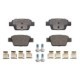 Set plăcuțe frână spate disc, cu accesorii, compatibil cu ALFA ROMEO MITO, FIAT BRAVO, BRAVO II, MULTIPLA, STILO, LANCIA DELTA III 1.2-2.4