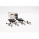 Set plăcuțe frână spate disc, cu accesorii, compatibil cu ALFA ROMEO MITO, FIAT BRAVO, BRAVO II, MULTIPLA, STILO, LANCIA DELTA III 1.2-2.4