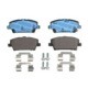 Set plăcuțe frână față cu accesorii pentru HONDA CIVIC VIII 1.4-2.2D 09.05-05.13, dimensiuni 131.5mm x 55.7mm x 17.4mm