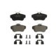 Set placuțe frână disc BRECK spate cu accesorii pentru CITROEN JUMPY II, FIAT SCUDO, PEUGEOT EXPERT, TOYOTA PROACE 1.6D/2.0/2.0D 11.06