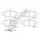 Set plăcuțe frână față cu accesorii pentru MERCEDES SPRINTER 2-T, SPRINTER 3,5-T, SPRINTER 3-T, SPRINTER 4-T, V, VITO, VW LT 28-35 II