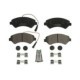 Set placute frana fata cu accesorii pentru CITROEN JUMPER II, FIAT DUCATO, PEUGEOT BOXER 2.0D-3.0D 04.06, Dimensiuni: 169.1mm x 69.3mm x 19.0mm