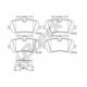 Set de plăcuțe de frână ceramice spate pentru LAND ROVER DEFENDER, DISCOVERY V, RANGE ROVER IV, RANGE ROVER SPORT II, PORSCHE 918 SPYDER