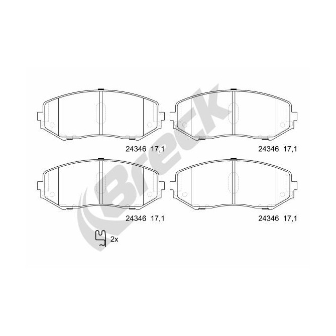 Brake Pad Set, disc brake 