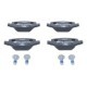 Set placute frana spate ATE cu suruburi de ghidare etrier, ALFA ROMEO 147, 156, GT; FIAT LINEA; LANCIA LYBRA 1.4-3.2 02.97, dimensiuni 43.9x95.6x16.6 mm