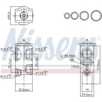 Supapa expansiune, clima NISSENS