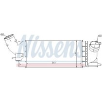 Intercooler, compresor NISSENS