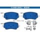 Set placute frana fata ATE cu suplimente si suruburi de ghidare etrier FORD PUMA 1.0-1.5D 09.19, dimensiuni 57.9x132.1x17.8 mm