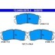 Set placute frana fata ATE pentru SUBARU IMPREZA, LEGACY I, LEGACY II 1.6-2.2 01.89-12.00, inaltime 54.4 mm, latime 127.7 mm, grosime 17.0 mm