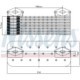 Radiator ulei NISSENS (100x76x250mm) compatibil MERCEDES ACTROS, ACTROS MP2/MP3, TRAVEGO, SETRA 400 OM541.920-OM942.911 04.96