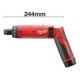 Surubelnita burghiu MILWAUKEE M4 D-202B 1/4", 3,6V, cuplu maxim 5Nm, 2 baterii Li-Ion 2Ah, kit baterie si incarcator inclus