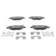 Set placute frana fata ATE pentru HYUNDAI I10 I, I10 II, I10 III 1.0/1.0LPG/1.2 01.11, inaltime 50.1 mm, latime 132.5 mm, grosime 16.6 mm