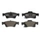 Set plăcuțe frână ceramică spate cu accesorii pentru JEEP GRAND CHEROKEE IV 3.0D-6.4 11.10, dimensiuni 141.6 mm x 59.6 mm x 18.0 mm