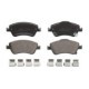 Set plăcuțe frână față cu accesorii, compatibil TOYOTA AURIS, COROLLA 1.33-1.8H 10.06-07.14, dimensiuni 136.7 mm x 57.9 mm x 19.2 mm