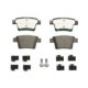 Set placute frana Spate ATE cu suplimente suruburi etrier FORD MONDEO III JAGUAR X-TYPE I 1.8-3.0 10.00-12.09