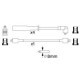 Set cablaj aprinder BOSCH pentru Ford Escort, Fiesta 1.3-1.6i 80-90, 5 fire, sistem aprindere incandescent