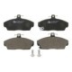 Set placute frana fata ATE cu suruburi de ghidare etrier, compatibil HONDA CIVIC VI VII, MG ZR, ROVER 200 400, dimensiuni 68.8 mm x 129.1 mm x 17.5 mm