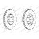 Disc frana FERODO set discuri frana 2 buc fata dreapta/stanga 288.0 mm 34.2 mm 28.0 mm pentru CITROEN C5 I II III XANTIA